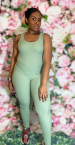 Load image into Gallery viewer, Zelena Ribbed Jumpsuit
