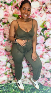 Paris Green Jumpsuit